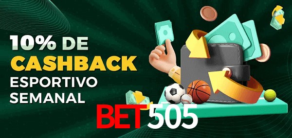 10% de bônus de cashback na Bet505